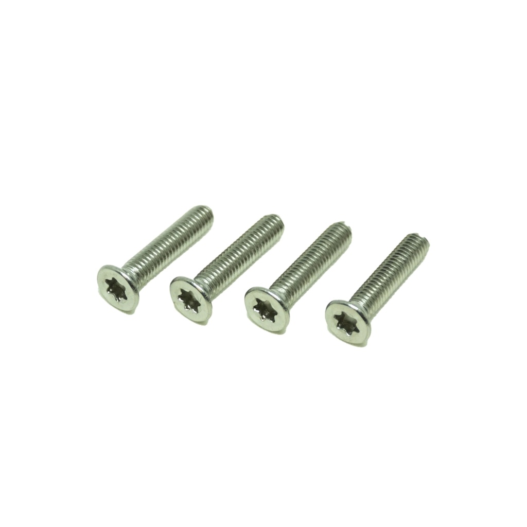Vis à tête conique F-ONE M6-32mm (A4 - T30 torx) x4