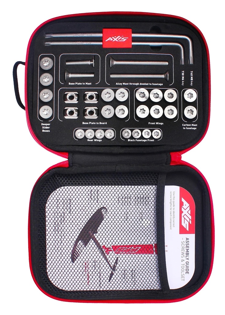 AXIS STAINLESS SCREWSET AND TOOLSET