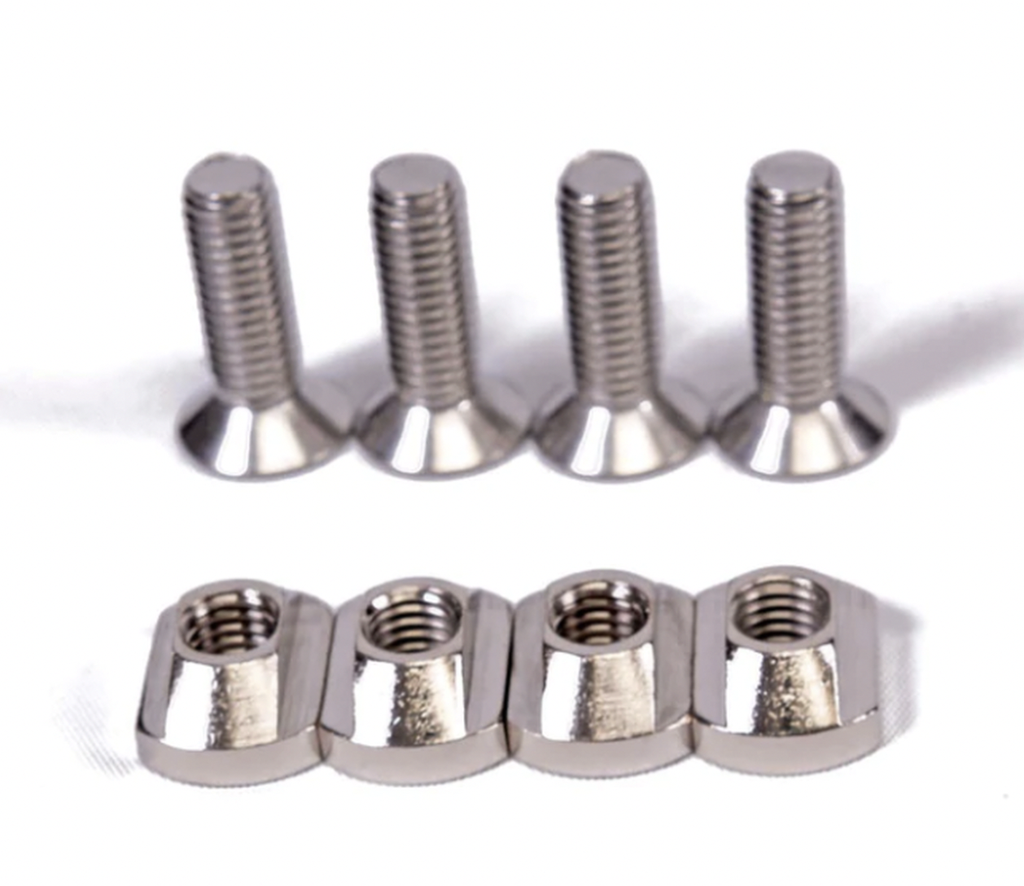 TITANIUM SCREW AND SLIDER SET