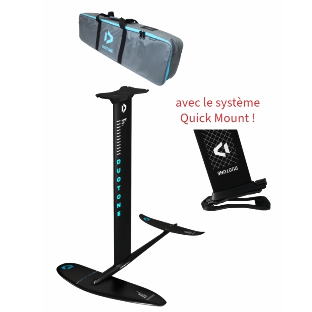 Foil DUOTONE Wing Set Carve 950 et mât Slim Quick Mount 90cm/67cm