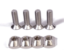 TITANIUM SCREW AND SLIDER SET